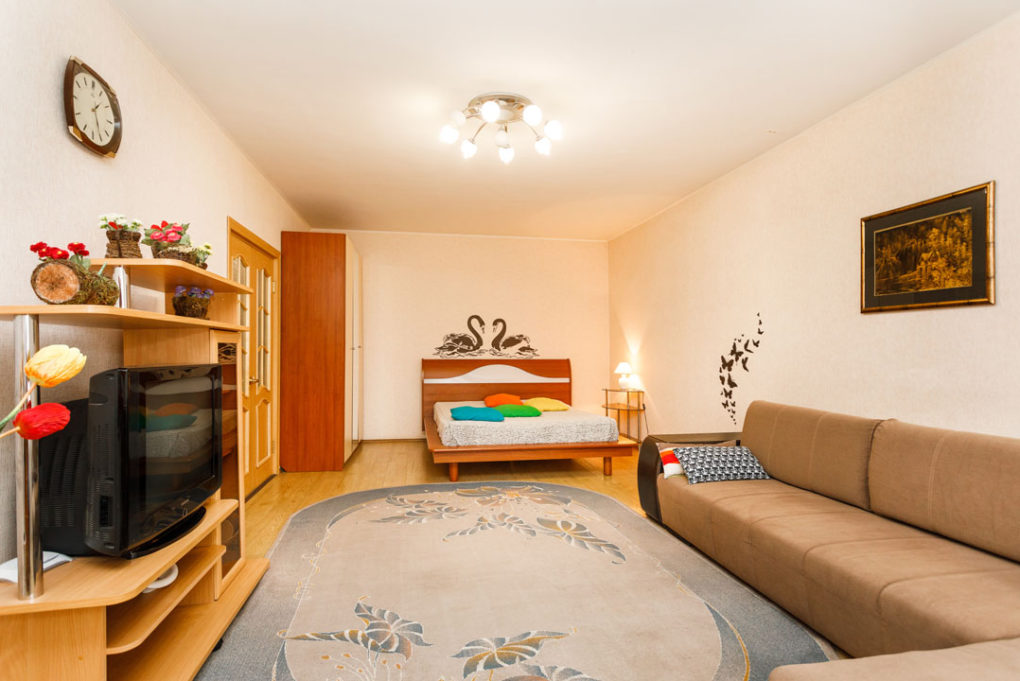 1-комнатная квартира класса Комфорт посуточно в Екатеринбурге