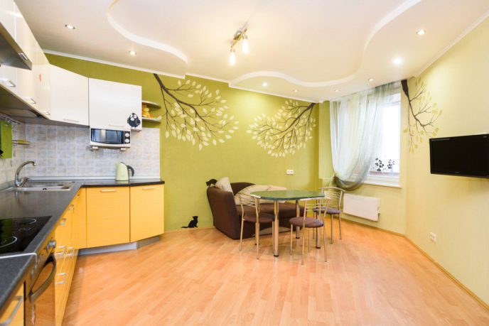 Большая однокомнатная квартира посуточно в Екатеринбурге